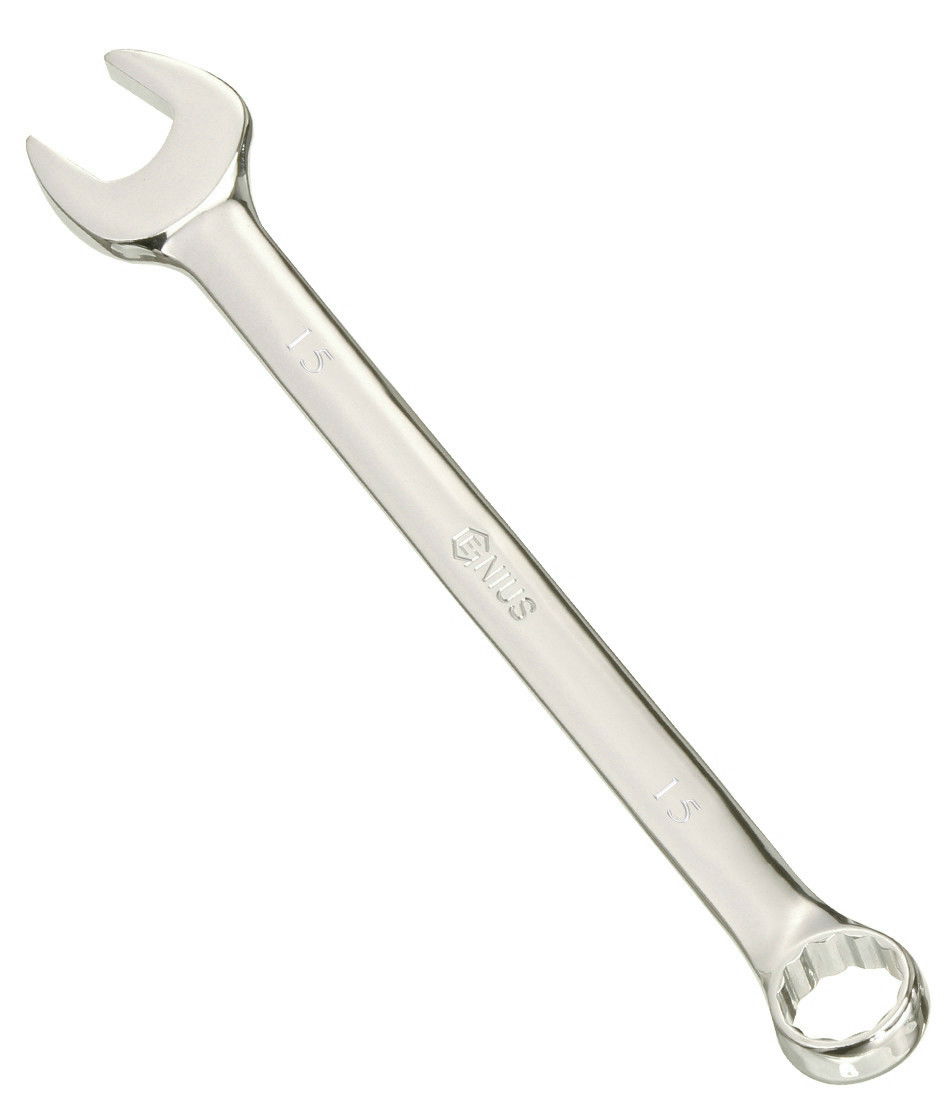 Genius Tools 748215 csillag-villáskulcs, fényes, 15 mm termék fő termékképe